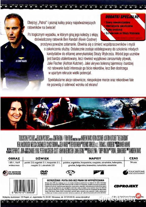 PATROL KEVIN COSTNER MOCNY SEANS akcja sprzedam
