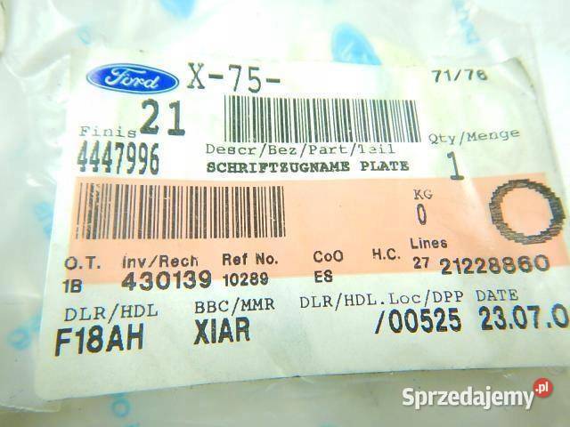 LOGO EMBLEMAT ZNACZEK FORD TRANSIT CONNECT T230