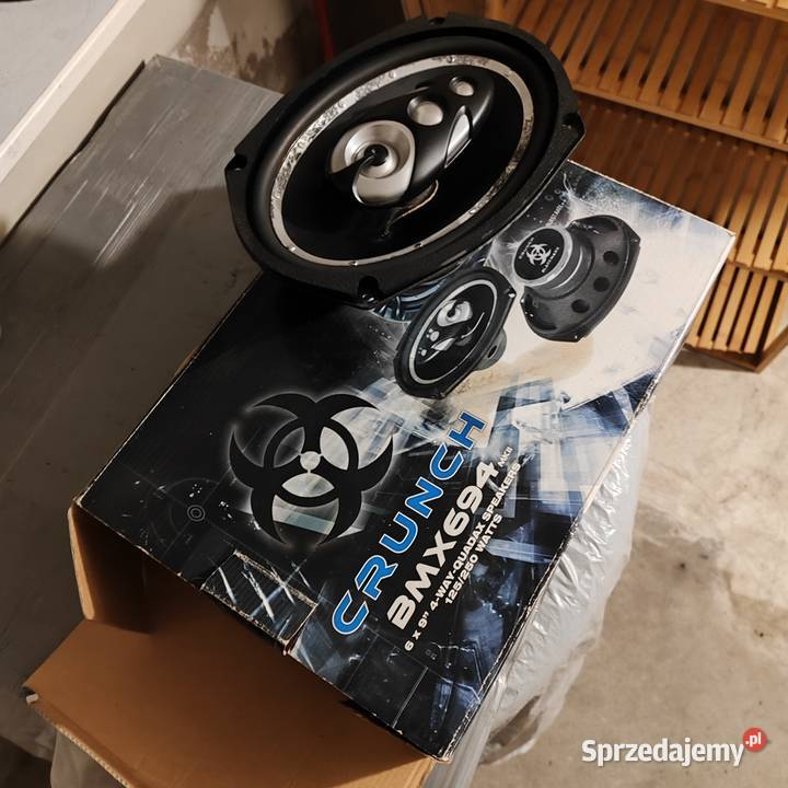 Głośniki samochodowe Crunch BMX694 elipsy 6x9 Moc 250 Głośniki Lublin