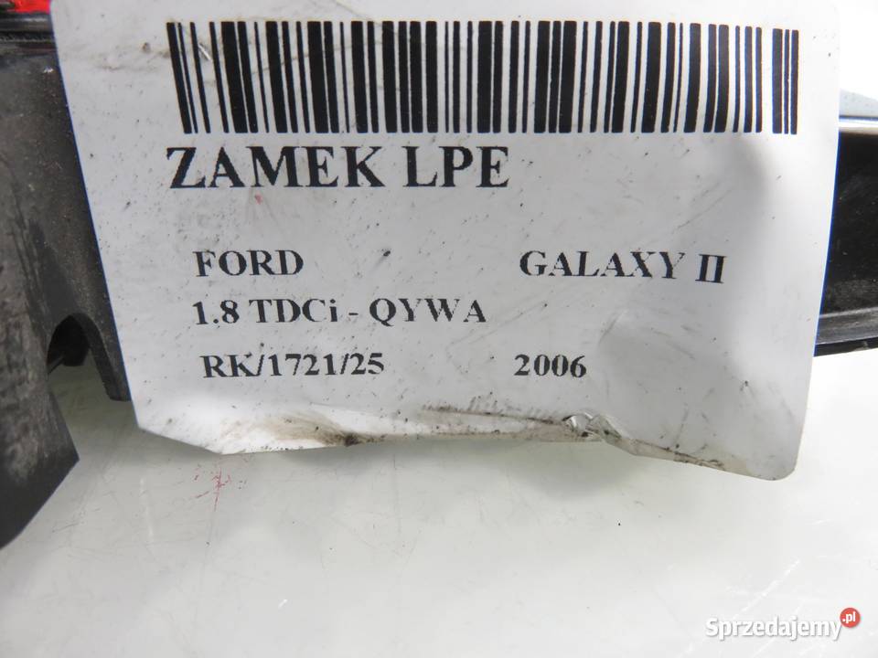 ZAMEK LEWY PRZEDNI FORD GALAXY II 6M2AR21813EA sprzedam