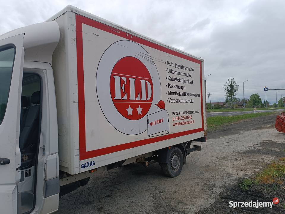 Kontener z windą paka zabudowa sprinter crafter Dragany