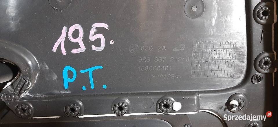 Boczek tapicerka drzwi prawy tył VW Polo 6R Włoszczowa