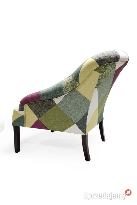 Fotel Patchwork Kolorowy Designerski Kazimierz Biskupi sprzedam