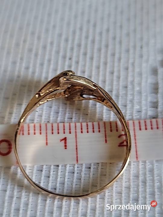 Złoty pierścionek 750 Warszawa