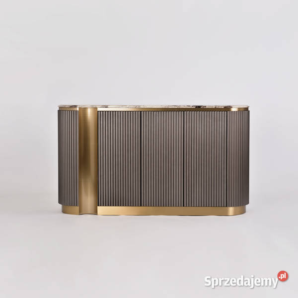 Komoda złota Nutris Glamour Premium 158x40x88 małopolskie Golkowice