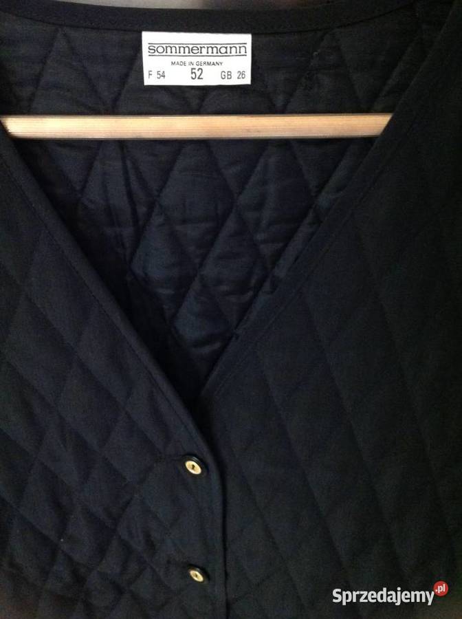 Bezrękawnik Kamizelka Damska Czarna Pikowana lubuskie Nowa Sól