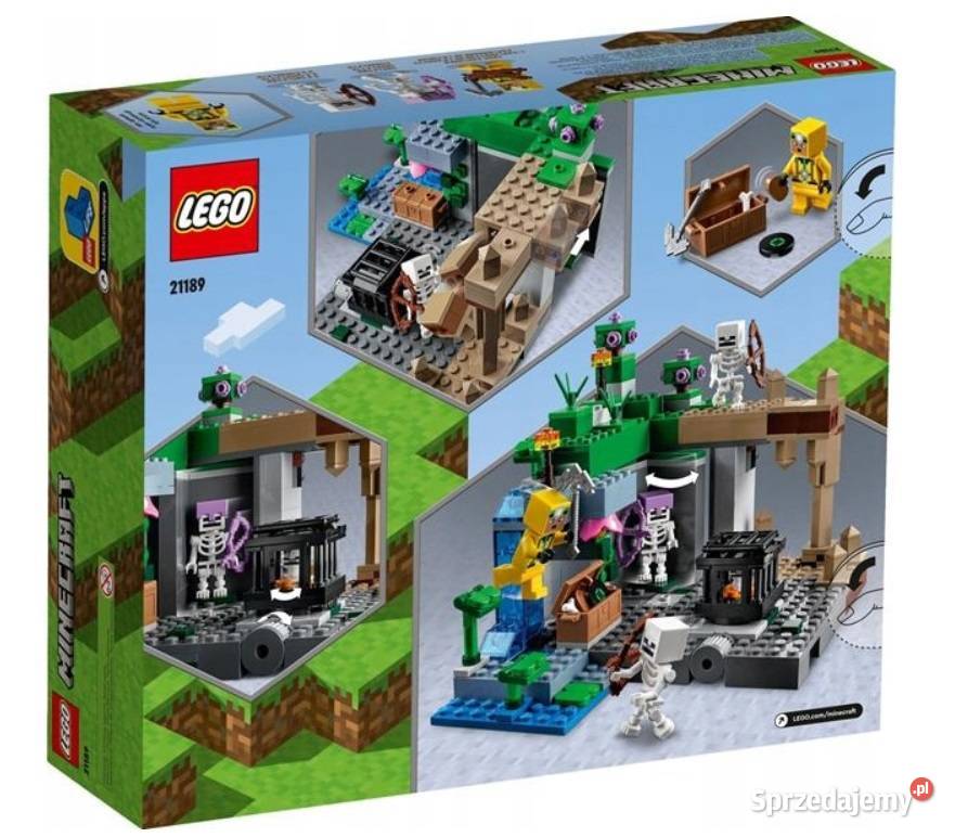 LEGO Minecraft 21189 Loch szkieletów Poznań sprzedam
