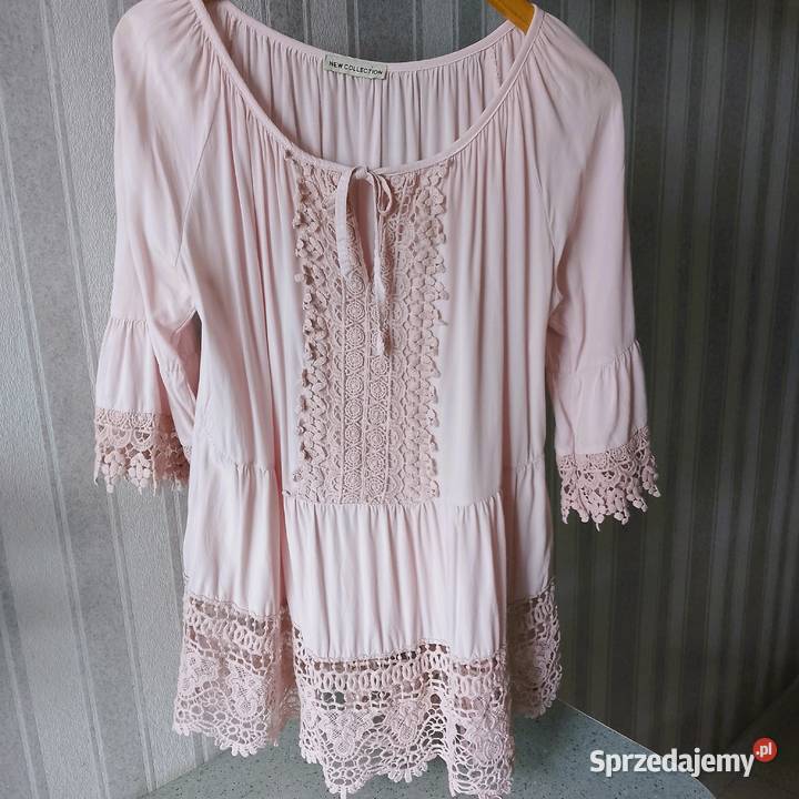 Bluzka w stylu boho Oversize 3/4