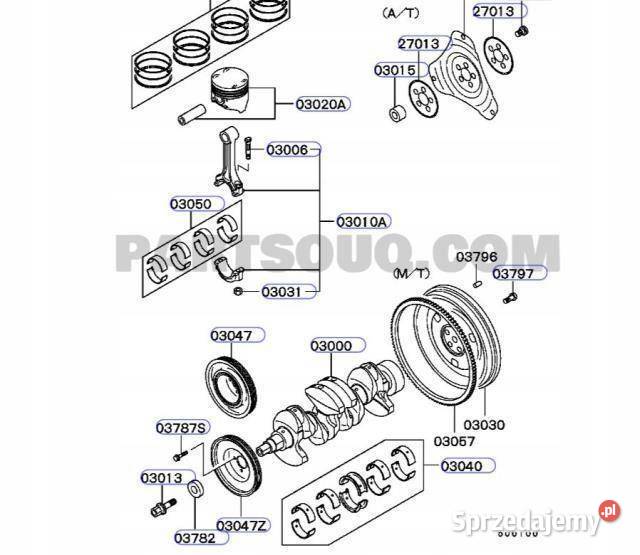 MD085811 KOŁO PASOWE MITSUBISHI COLT 8489 15 OEM