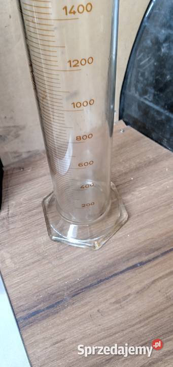 Cylinder miarowy szklany czasy prl Pozostałe Wałbrzych