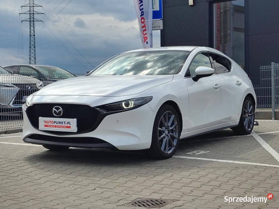 Mazda 3 2022r FV23 BOSE Kamera 360 Perła 1 WŁ 186KM Poznań