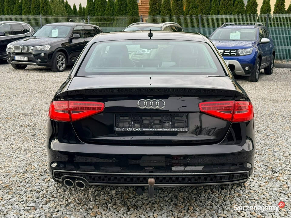 Audi A4 Limousine 20 TDI 136 2014r SLine skóry elektrycznie ustawiane fotele Wrocław