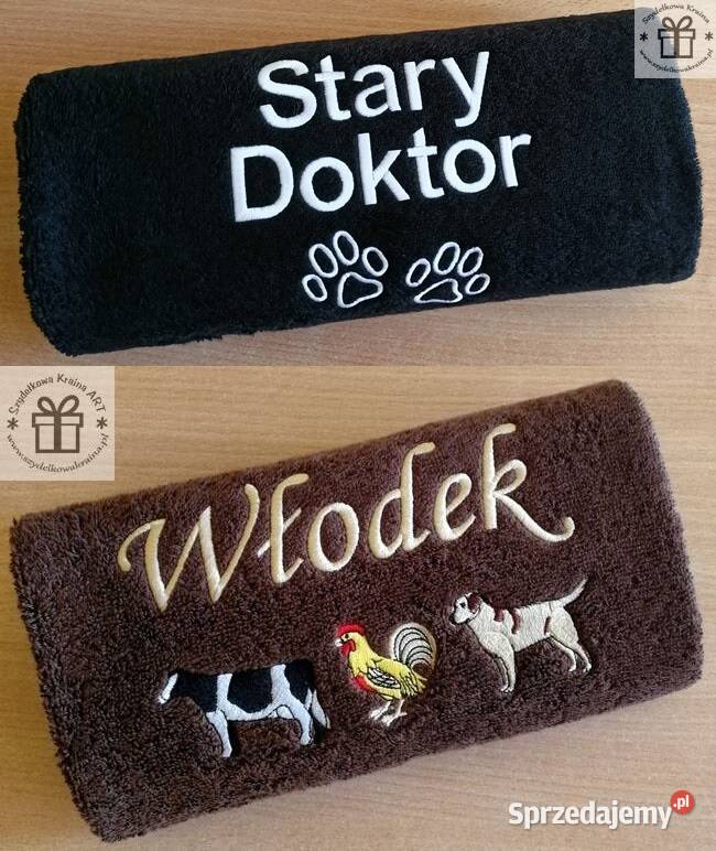 Prezent na DZIEŃ PSA kota zwierzaka RĘCZNIK z