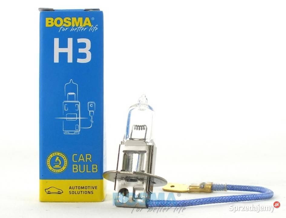 Żarówka BOSMA H3 24V 70W PK22s solidna trwała Wrocław