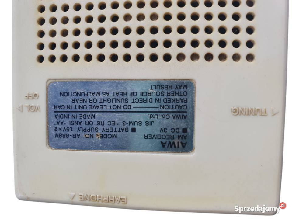 Stare radio kieszonkowa AIWA AR888V Aiwa Co Ltd