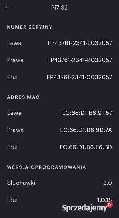 Słuchawki Bowers and Wilkins Pi7 S2 aptX Pszczyna