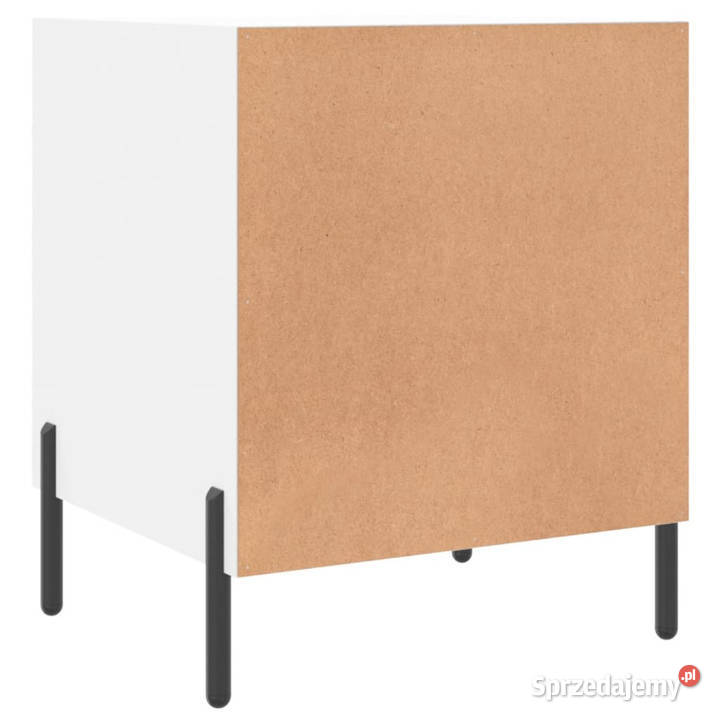 Szafki nocne 2 białe 40x40x50 WM827581 Szafki
