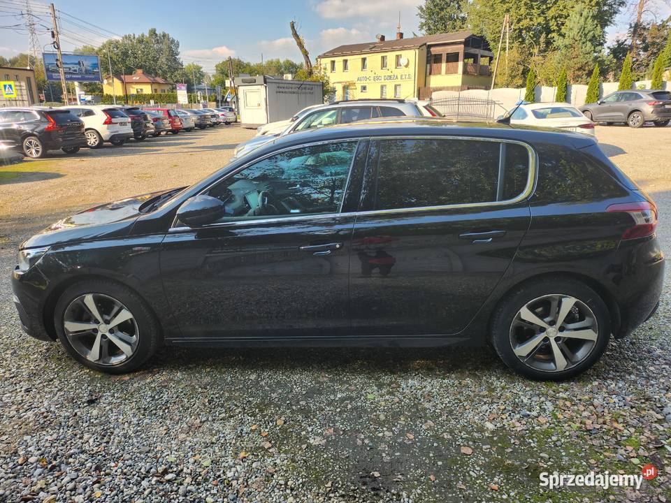 Peugeot 308 T9 12 GTLine 2015r 1199 130 benzyna światła przeciwmgielne Sosnowiec