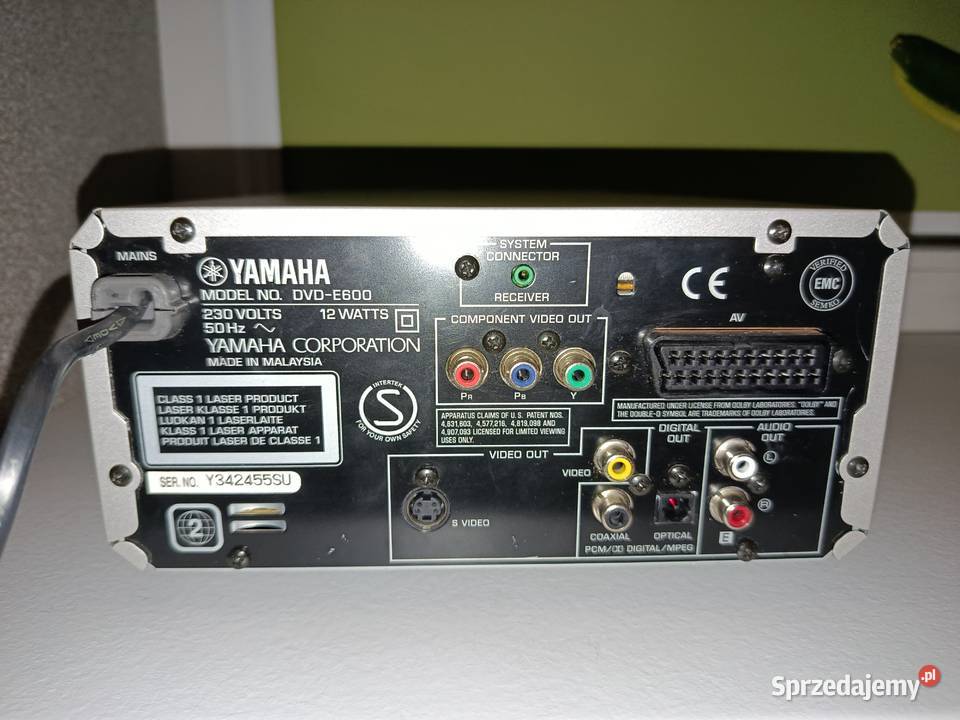 Yamaha dvd e 600 sprzedam