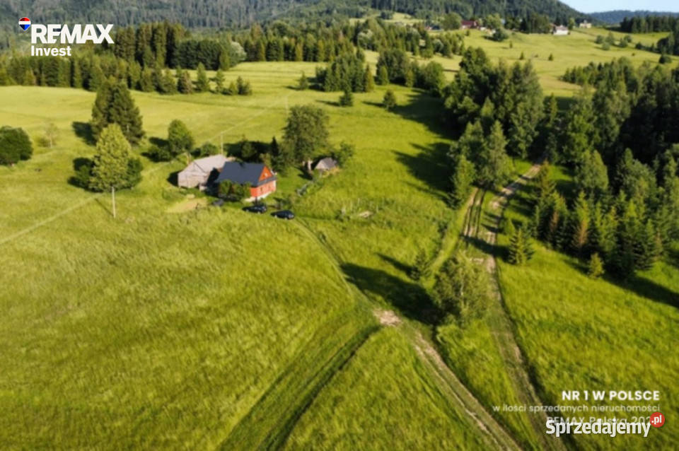 Górskie siedlisko 25 ha z widokiem na Muńcuł Sprzedaż Glinka