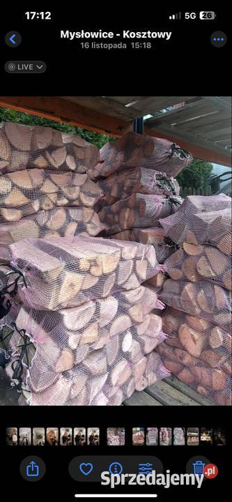 Drewno w workach do wędzenia kominkowe opałowe Imielin