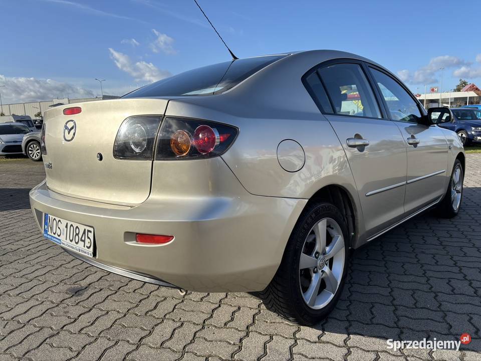 Mazda 3 16 benz 105 Salon Polska Klimatronik aluminiowe felgi Iława