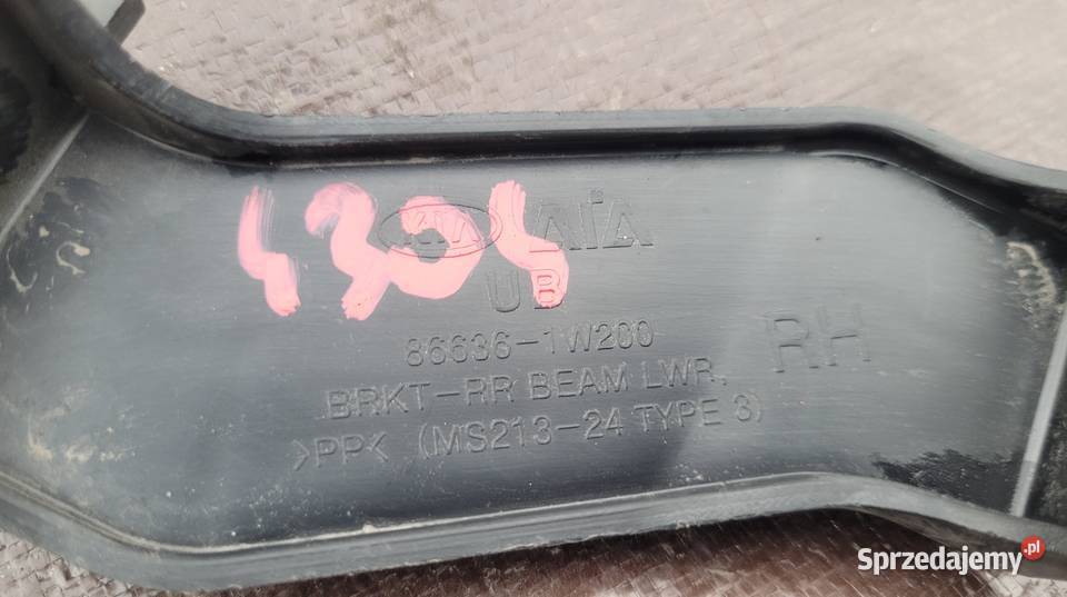 KIA RIO MOCOWANIE SLIZG ZDERZAKA PRAWY TYŁ osobowe Ruda Śląska sprzedam