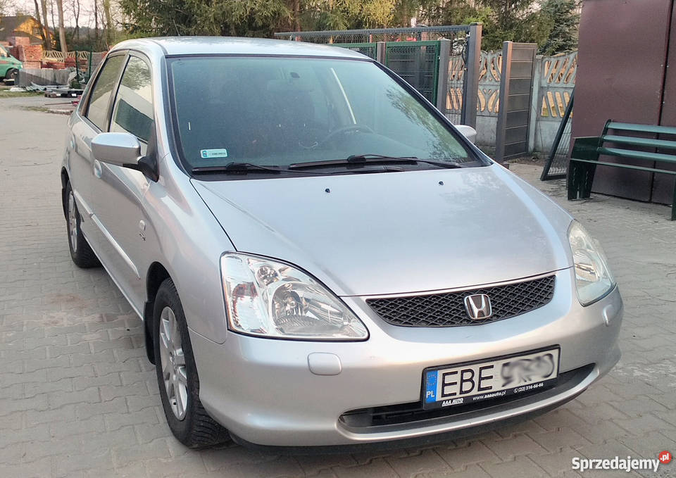 Honda Civic VII 16 5D 110 LPG poduszka powietrzna Civic łódzkie Bełchatów