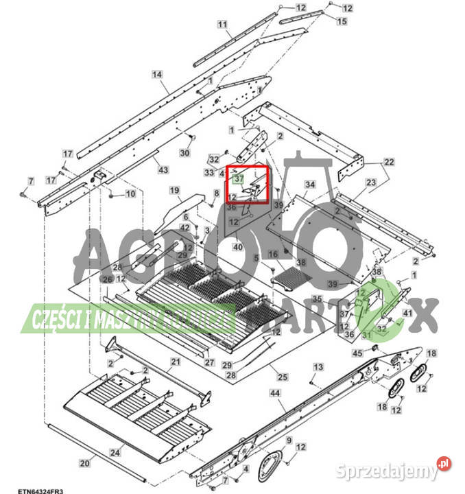 HXE30899 USZCZELKA JD Wichrów sprzedam