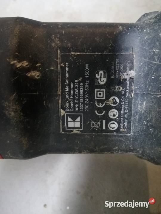 Młot młotowiertarka udarowa 1500w mazowieckie Radziejowice