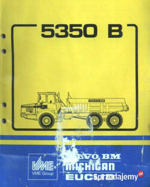 Volvo 5350 5350B A20 A25 katalog części Pozostałe Kielce