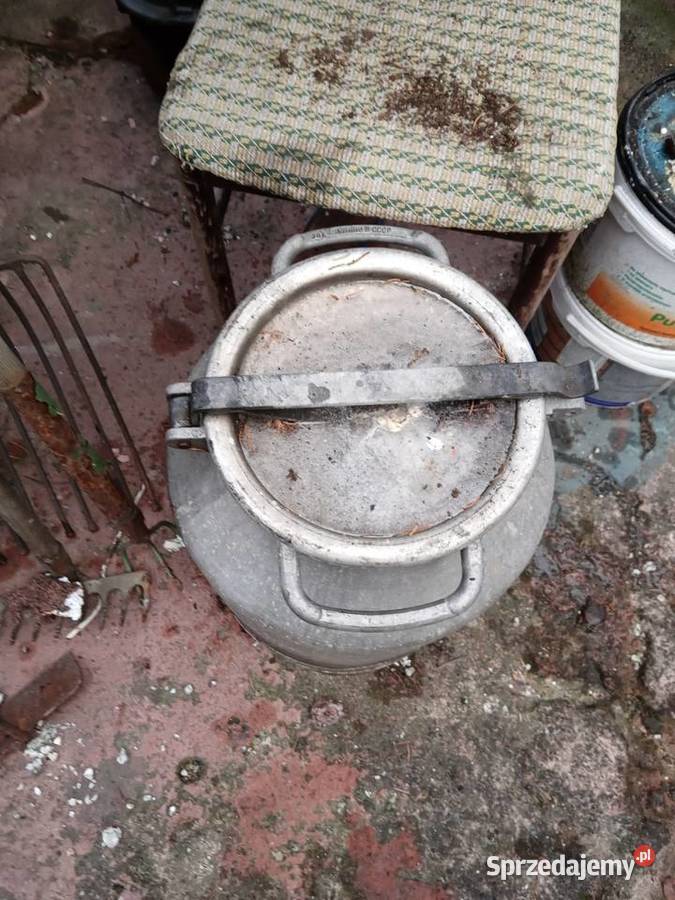 Duża KANKA MLEKO ALUMINIUM CCCP Poznań