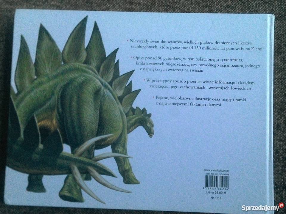 wielki atlas dinozaurów i prechistorychnych Markuszów