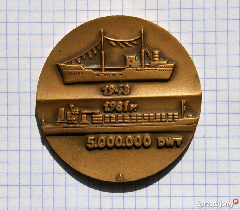 MEDAL SS SOŁDEK 19481981 STOCZNIA GDAŃSKA IM Piszczac sprzedam