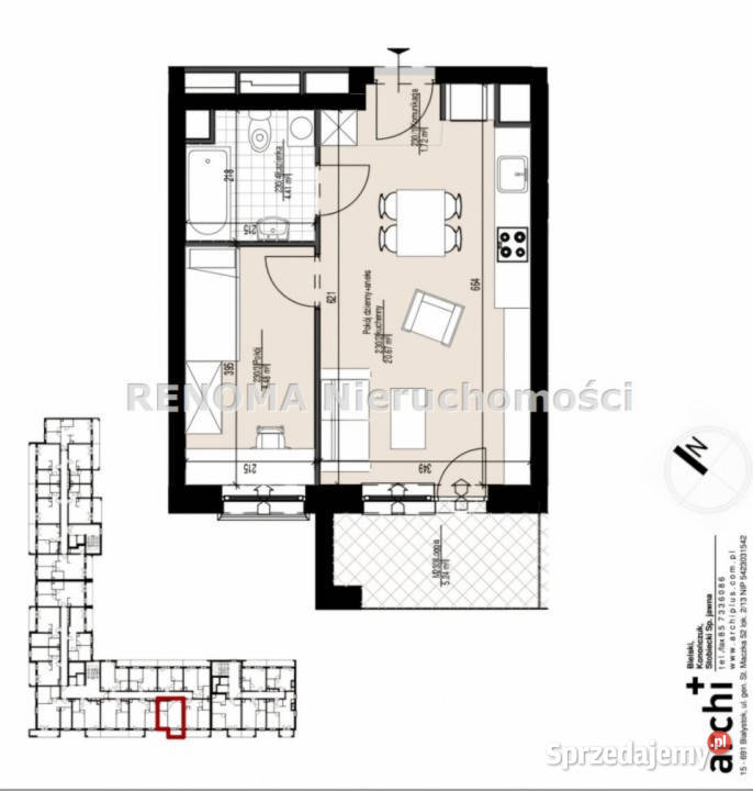 Mieszkanie 36m2 2 pokoje Białystok Kraszewskiego 36m2