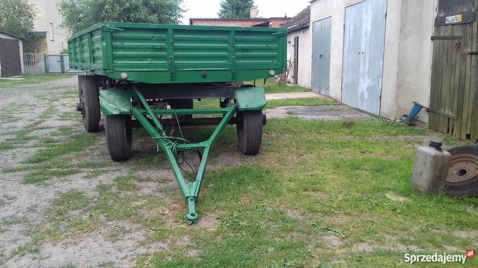 Przyczepa 6T nieuszkodzony Przyczepy rolnicze Nowojewo sprzedam