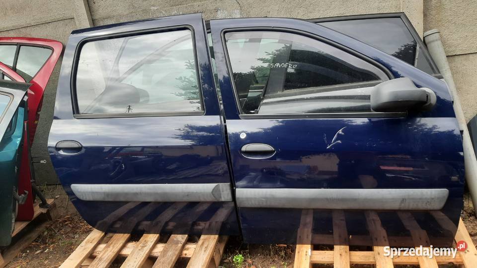 drzwi prawe Dacia Sandero I przednie tylne Dębno