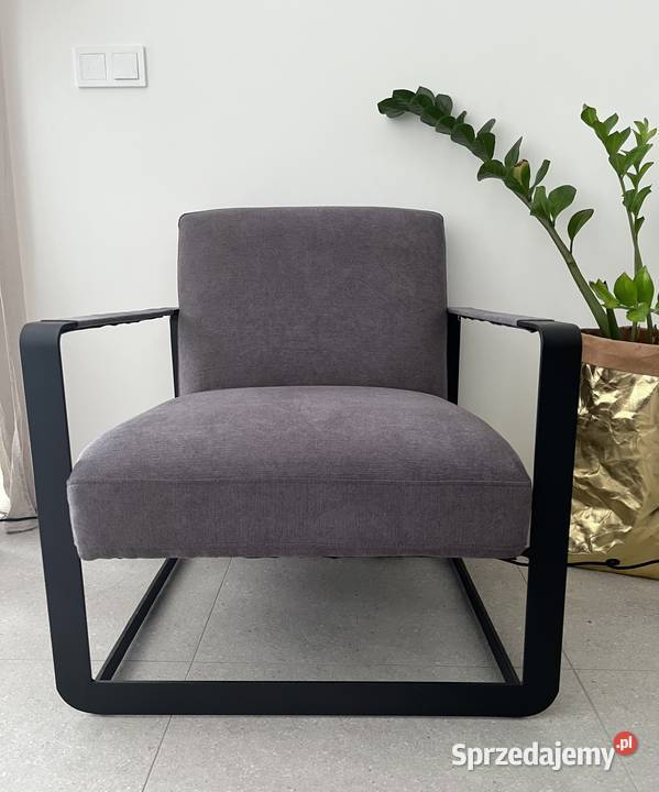 Fotel Cubo Ideal Furniture metalowy loft Fotele Warszawa sprzedam