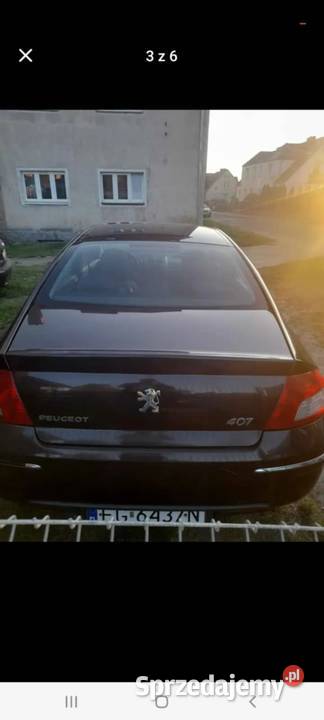 Sprzedam peugeota 407 Sulęcin