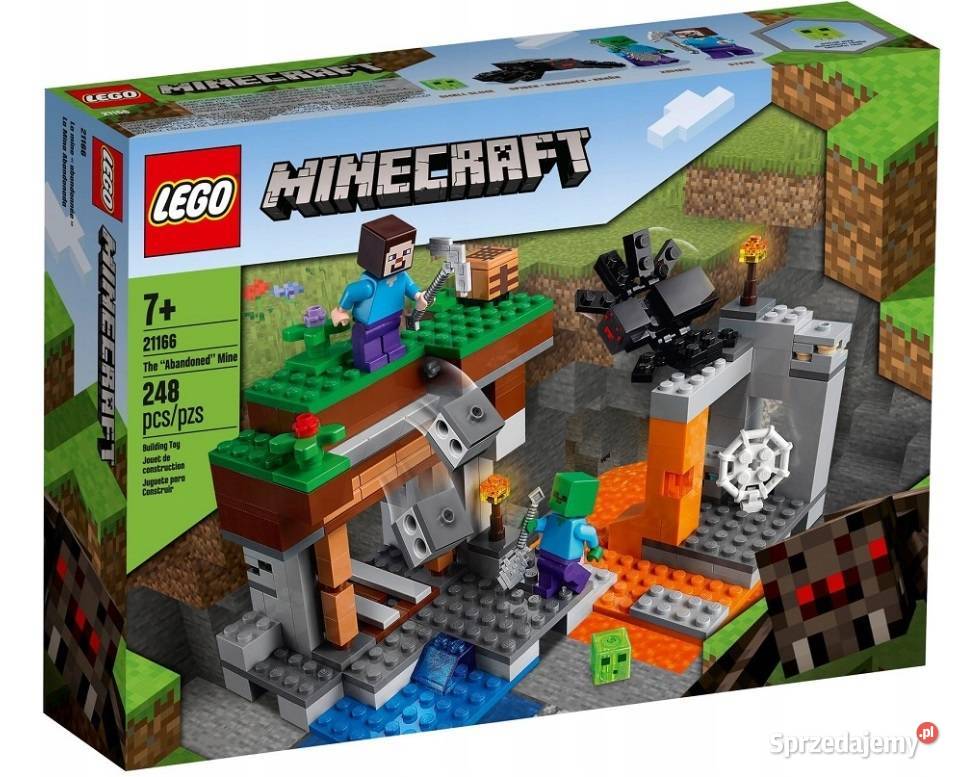 LEGO Minecraft 21166 Opuszczona kopalnia Łódź