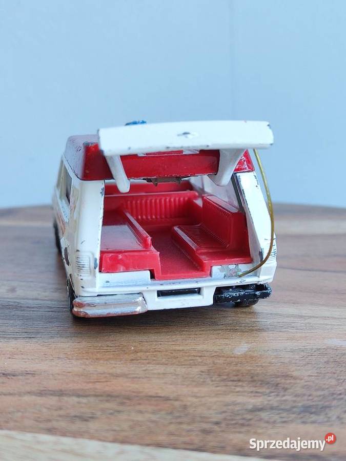 Matchbox Lesney Super Kings K49 Ambulance 1974 opolskie Głuchołazy