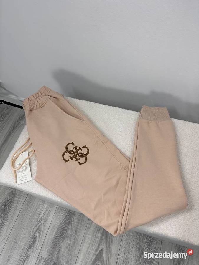 Spodnie damskie beżowe dresowe S M L XL XXL Poznań