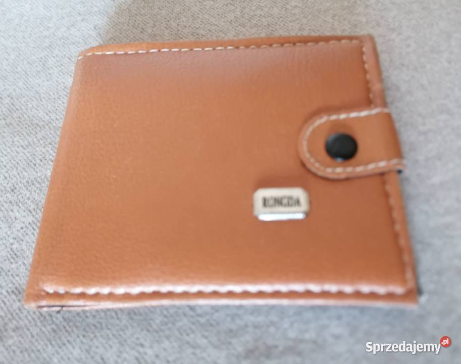 Portfel męski RONGDA imitacja skóry Kolor jasnej Dla mężczyzn Łódź