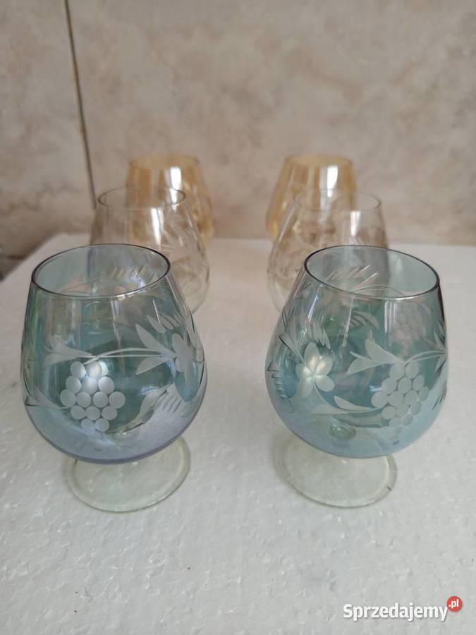 komplet 6 kieliszków kodo koniaku vintage Pozostałe Warszawa