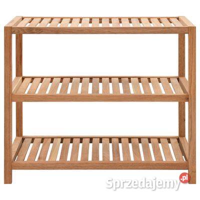 Półka łazienkowa z drewna orzechowego 65x40x55 Warszawa sprzedam
