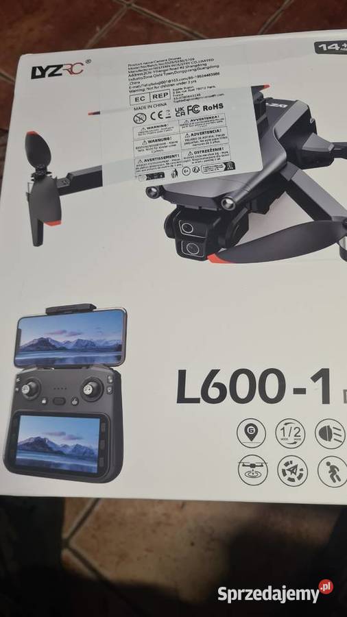 Nowy dron L6001 PRO GPS 4K Profesjonalny HD Izabelin C