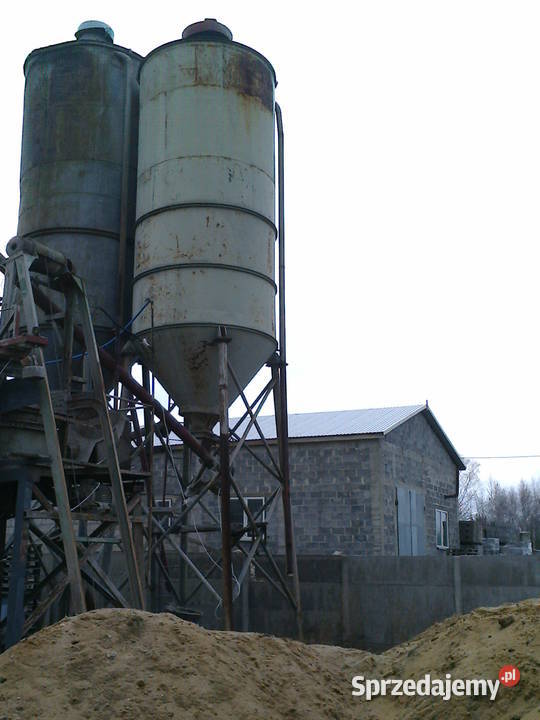 silos na cement węzeł betoniarski betoniarka sprzedam