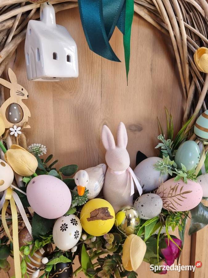 Stroik Wielkanocny własnoręcznie robiony duży 55 Lublin
