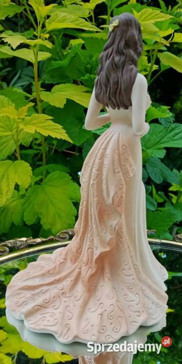 COALPORT WIEK ELEGANCJI LETNI SPACER FIGURKA Porcelana i szkło Pabianice