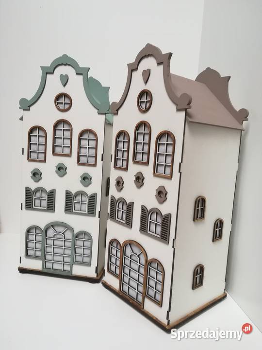 Lampa pokojowa domek kamieniczka duża Wyposażenie wnętrz wielkopolskie Poznań sprzedam